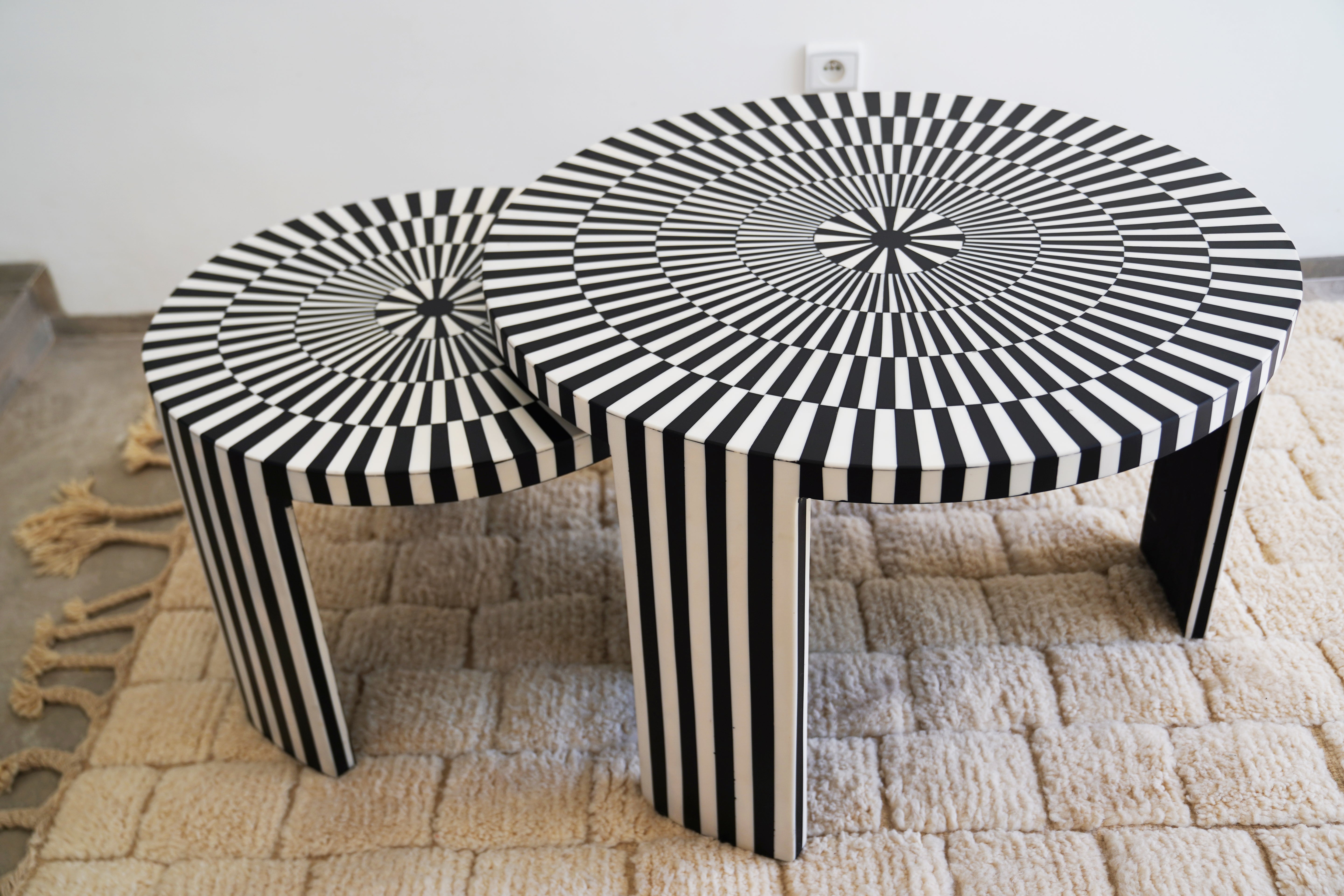 CLÉO - Duo table basse en résine